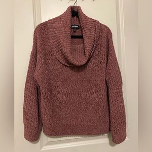 cowl neck sweater